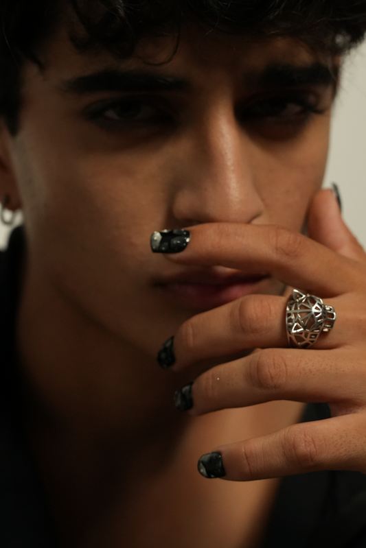 Panthere noir ring