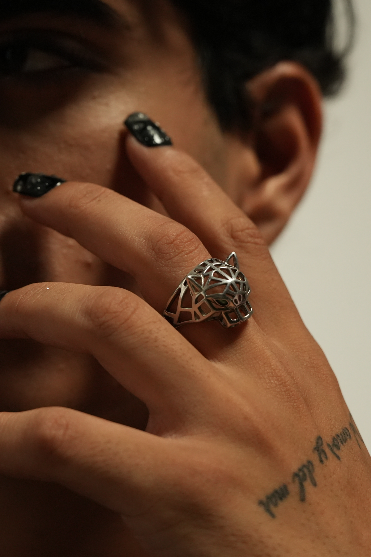 Panthere noir ring