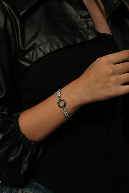 Panther Enamel Bracelet