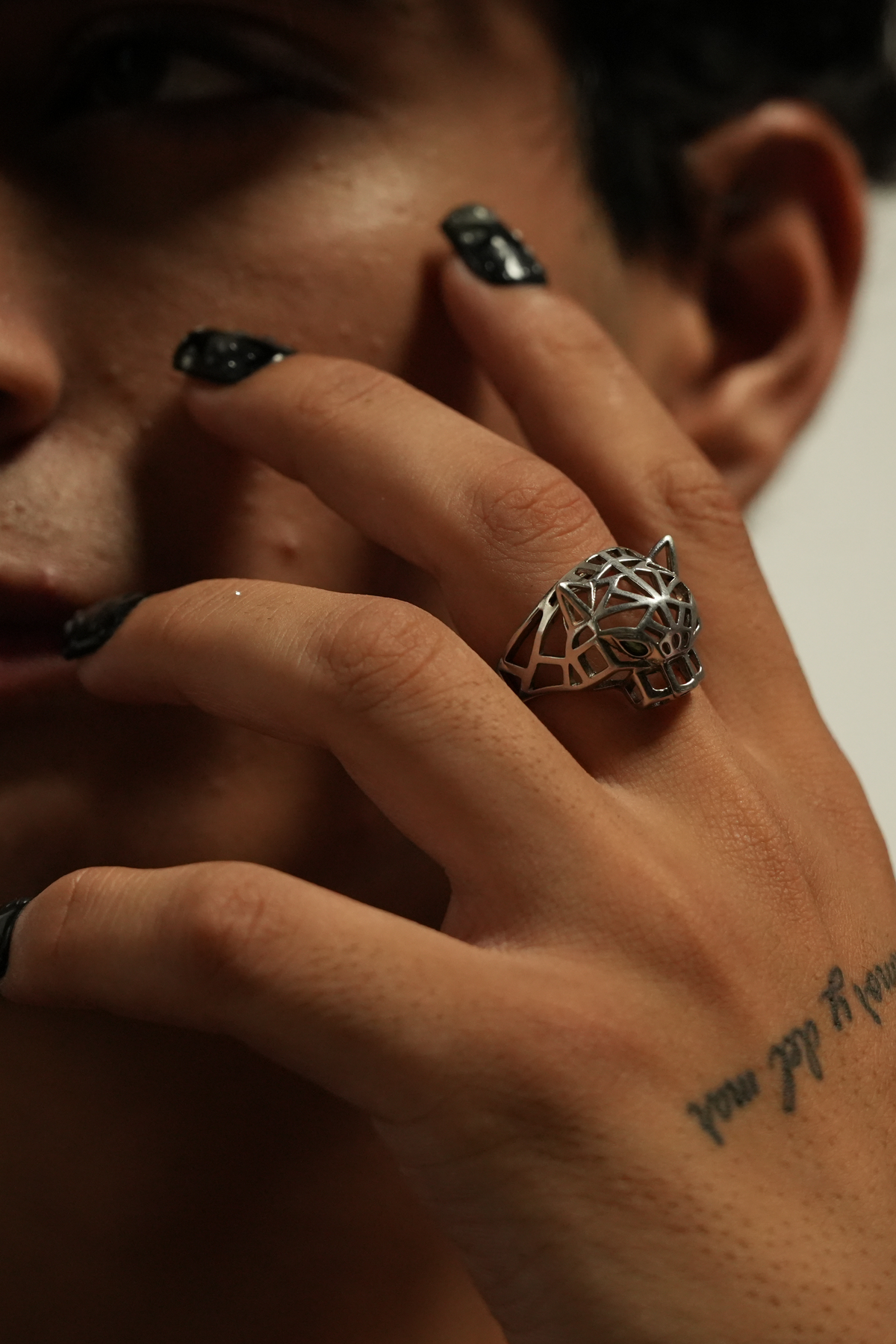 Panthere noir ring