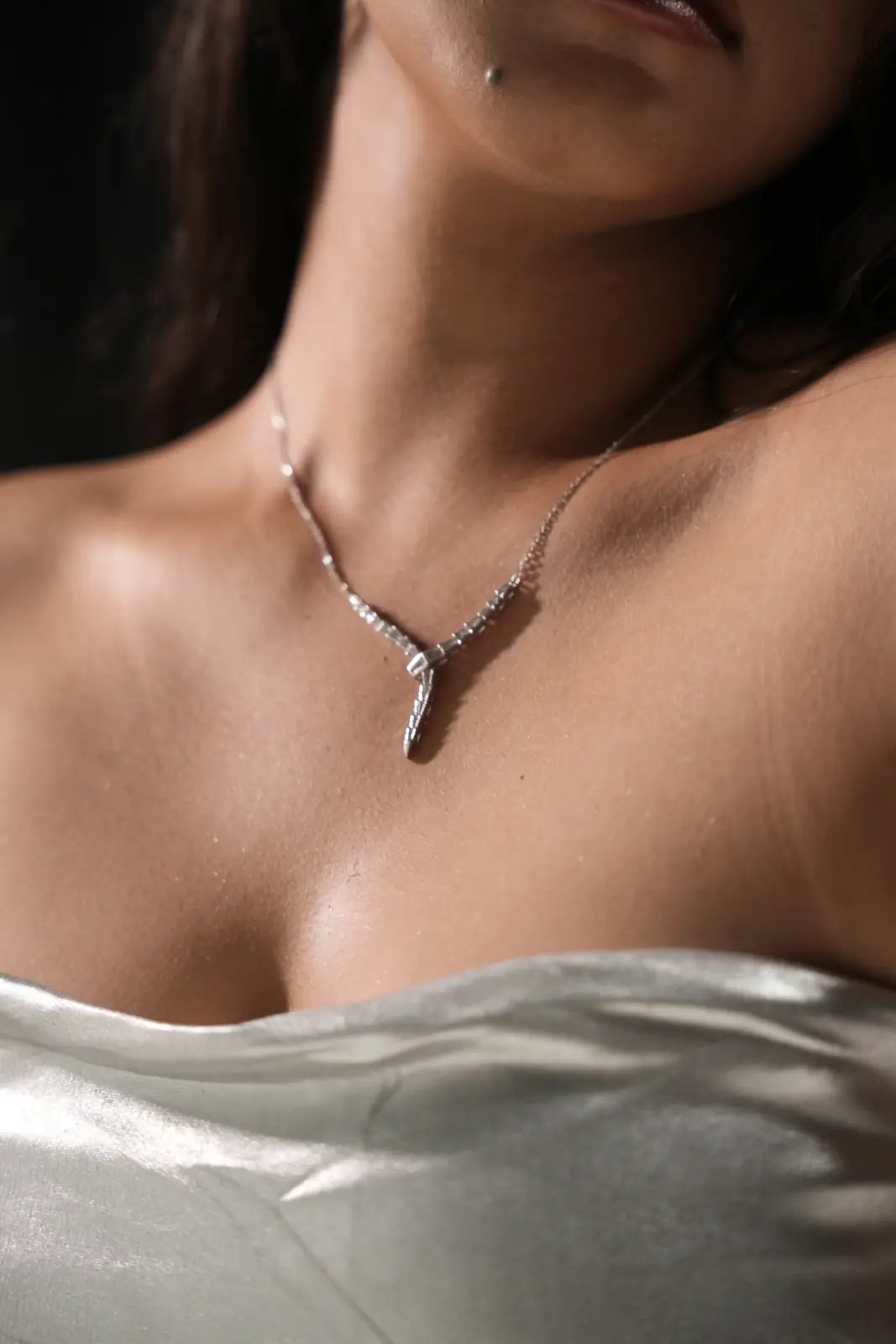 Silver Tassel Necklace