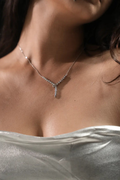 Silver Tassel Necklace