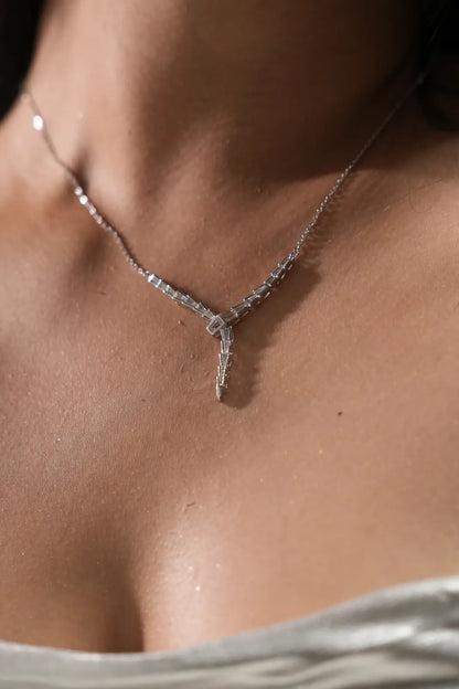Silver Tassel Necklace